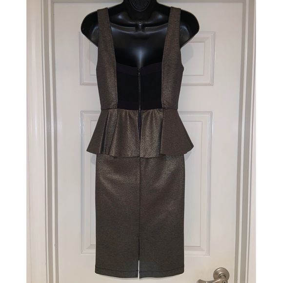 Alice & Olivia peplum metallic dress - Picture 11 of 16